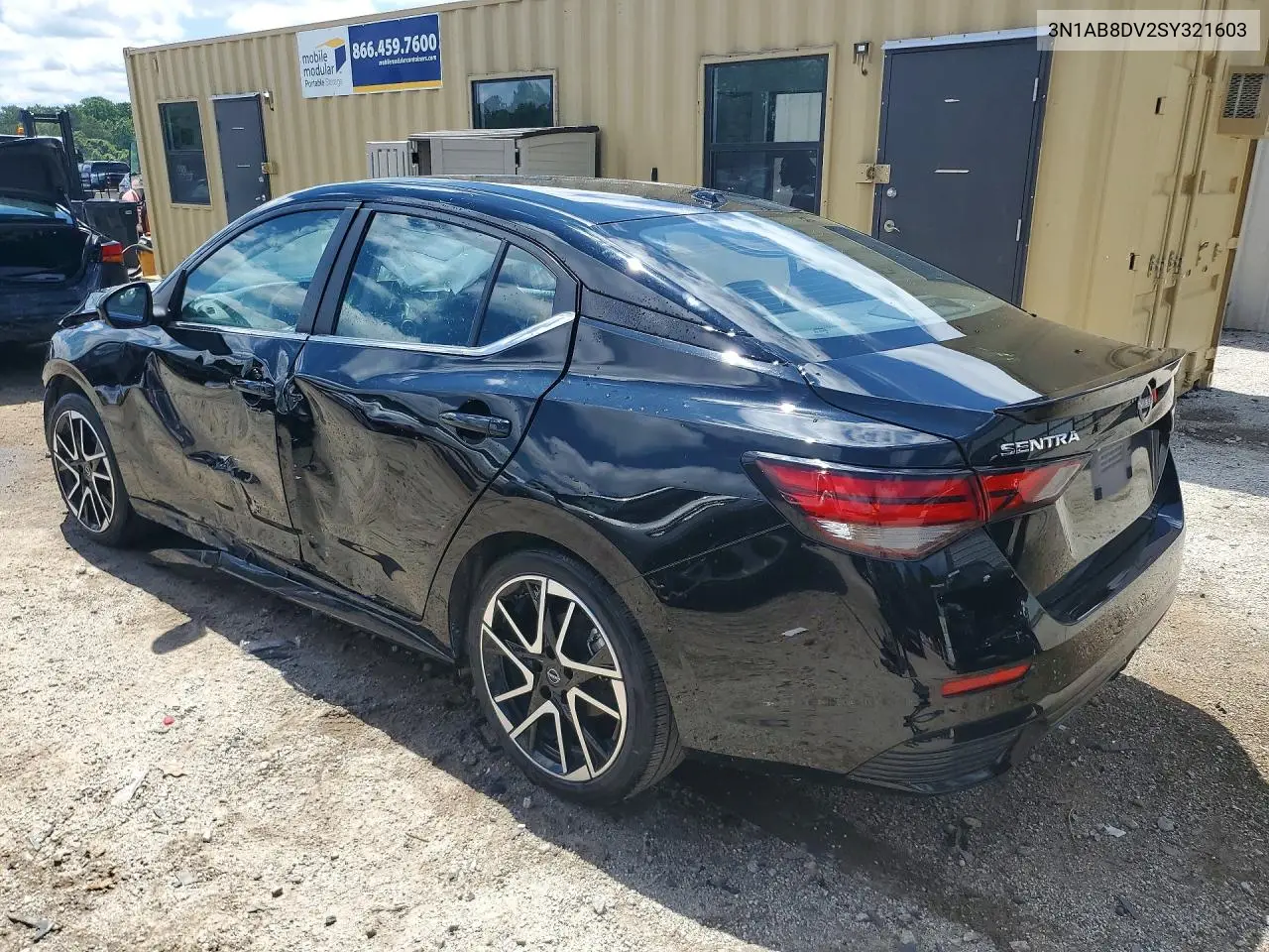 2025 Nissan Sentra Sr VIN: 3N1AB8DV2SY321603 Lot: 58405916