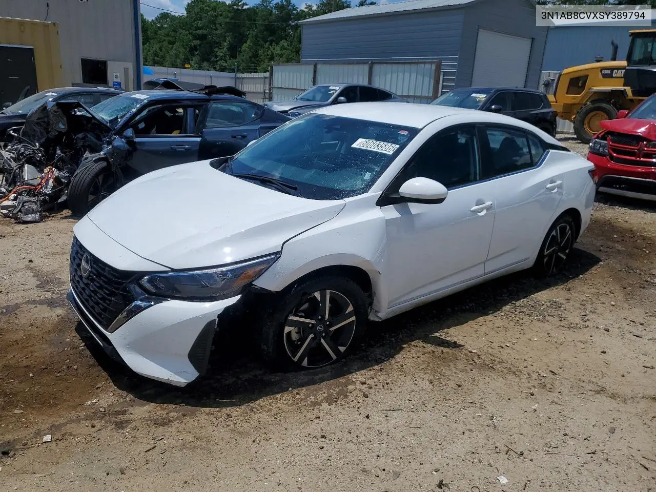 2025 Nissan Sentra Sv VIN: 3N1AB8CVXSY389794 Lot: 60603586
