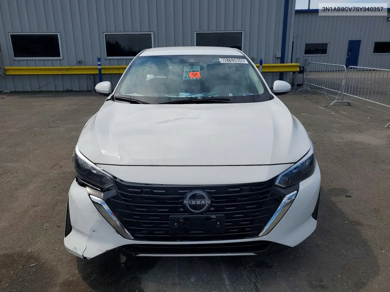 2025 Nissan Sentra Sv VIN: 3N1AB8CV7SY340357 Lot: 60763806