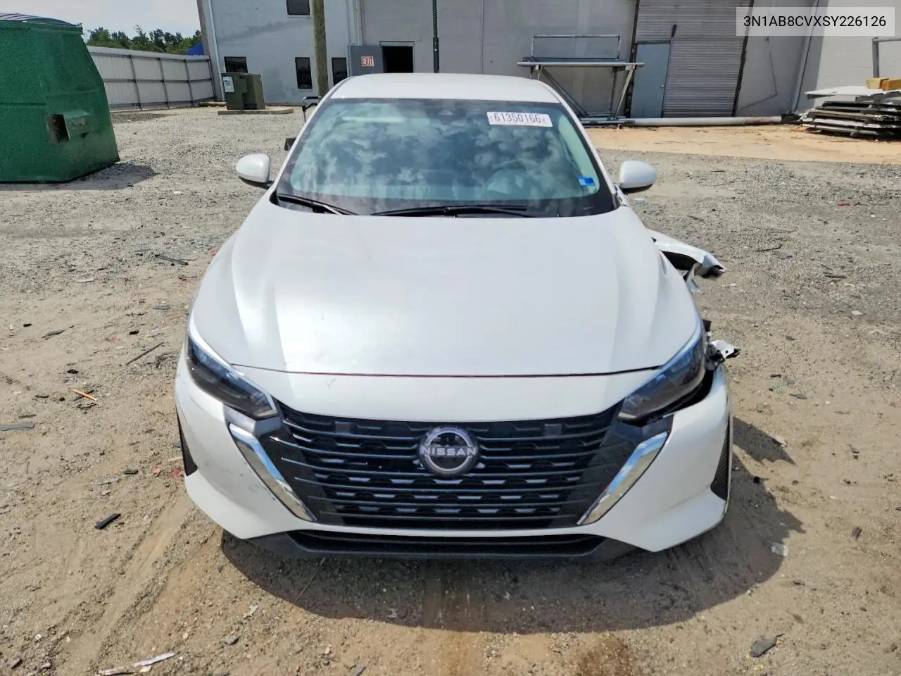 2025 Nissan Sentra Sv VIN: 3N1AB8CVXSY226126 Lot: 61350166