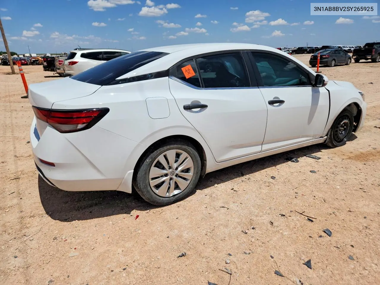 2025 Nissan Sentra S VIN: 3N1AB8BV2SY265925 Lot: 61596226