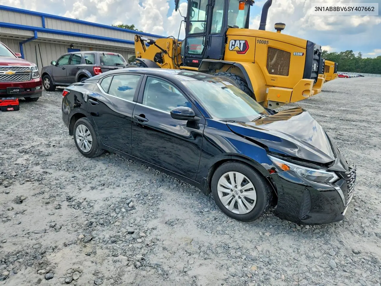 2025 Nissan Sentra S VIN: 3N1AB8BV6SY407662 Lot: 61776456