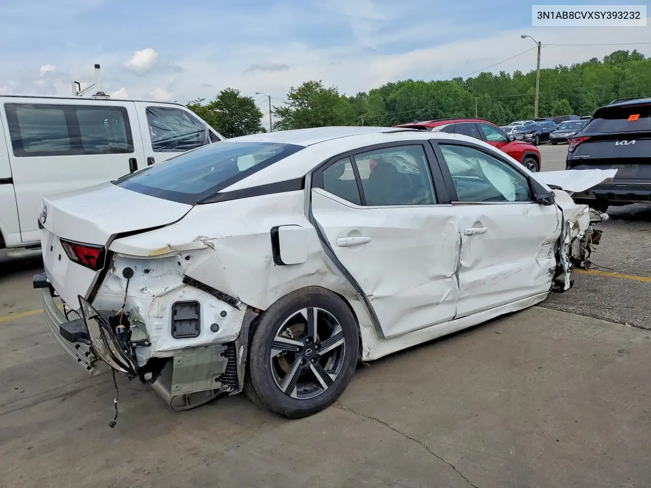 2025 Nissan Sentra Sv VIN: 3N1AB8CVXSY393232 Lot: 61806496