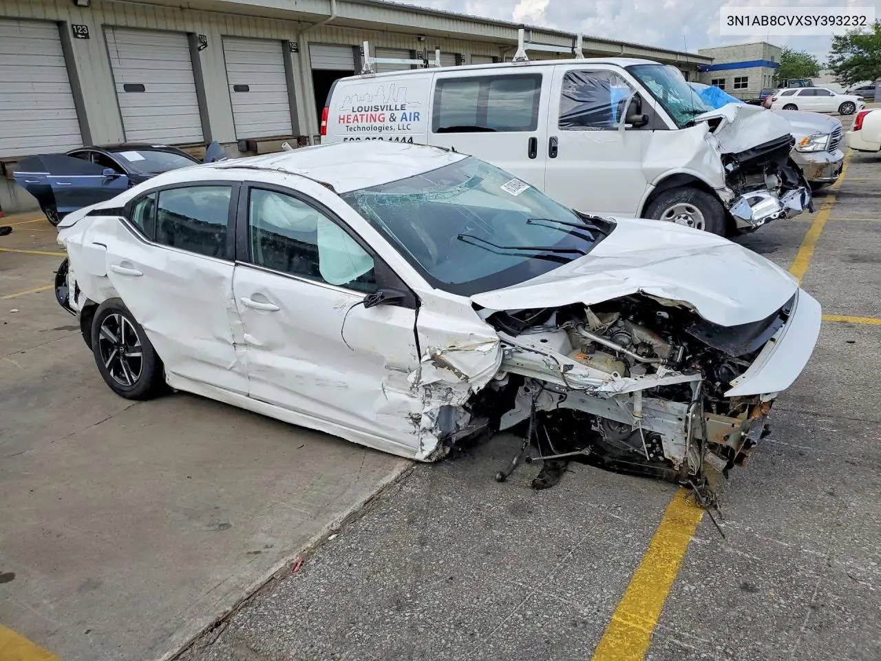 2025 Nissan Sentra Sv VIN: 3N1AB8CVXSY393232 Lot: 61806496