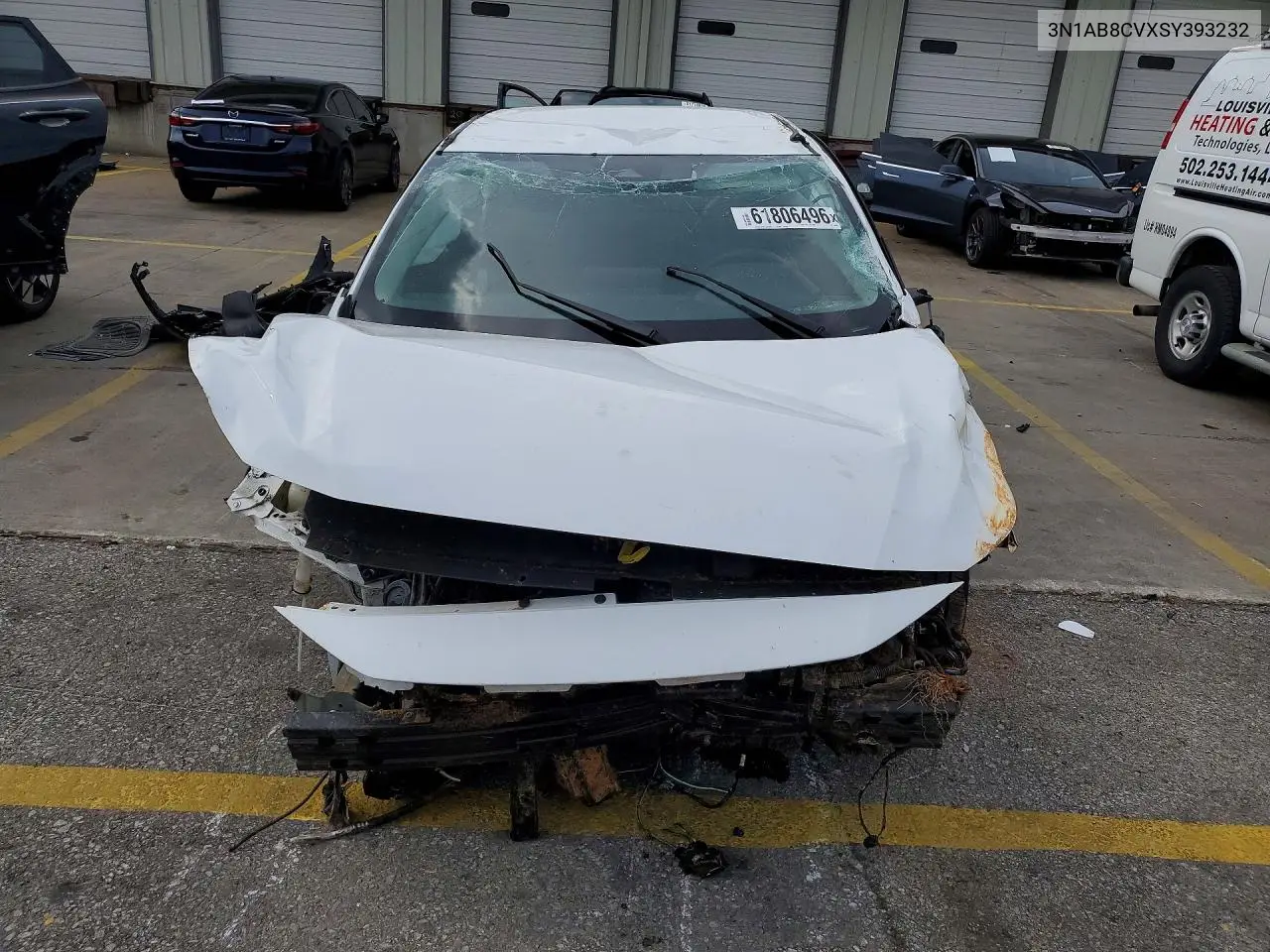 2025 Nissan Sentra Sv VIN: 3N1AB8CVXSY393232 Lot: 61806496