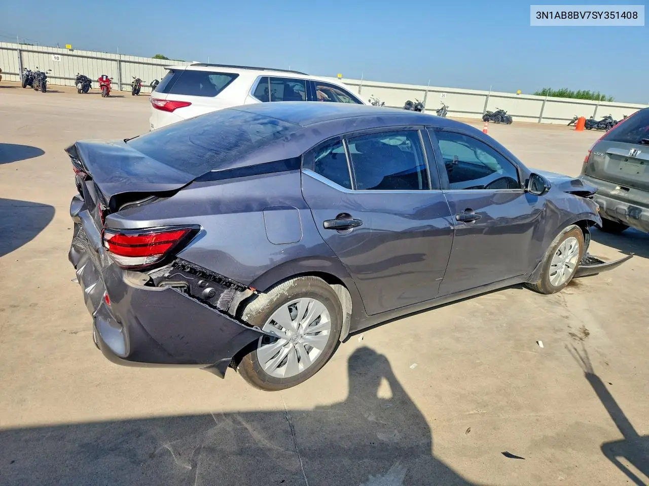 2025 Nissan Sentra S VIN: 3N1AB8BV7SY351408 Lot: 61979596