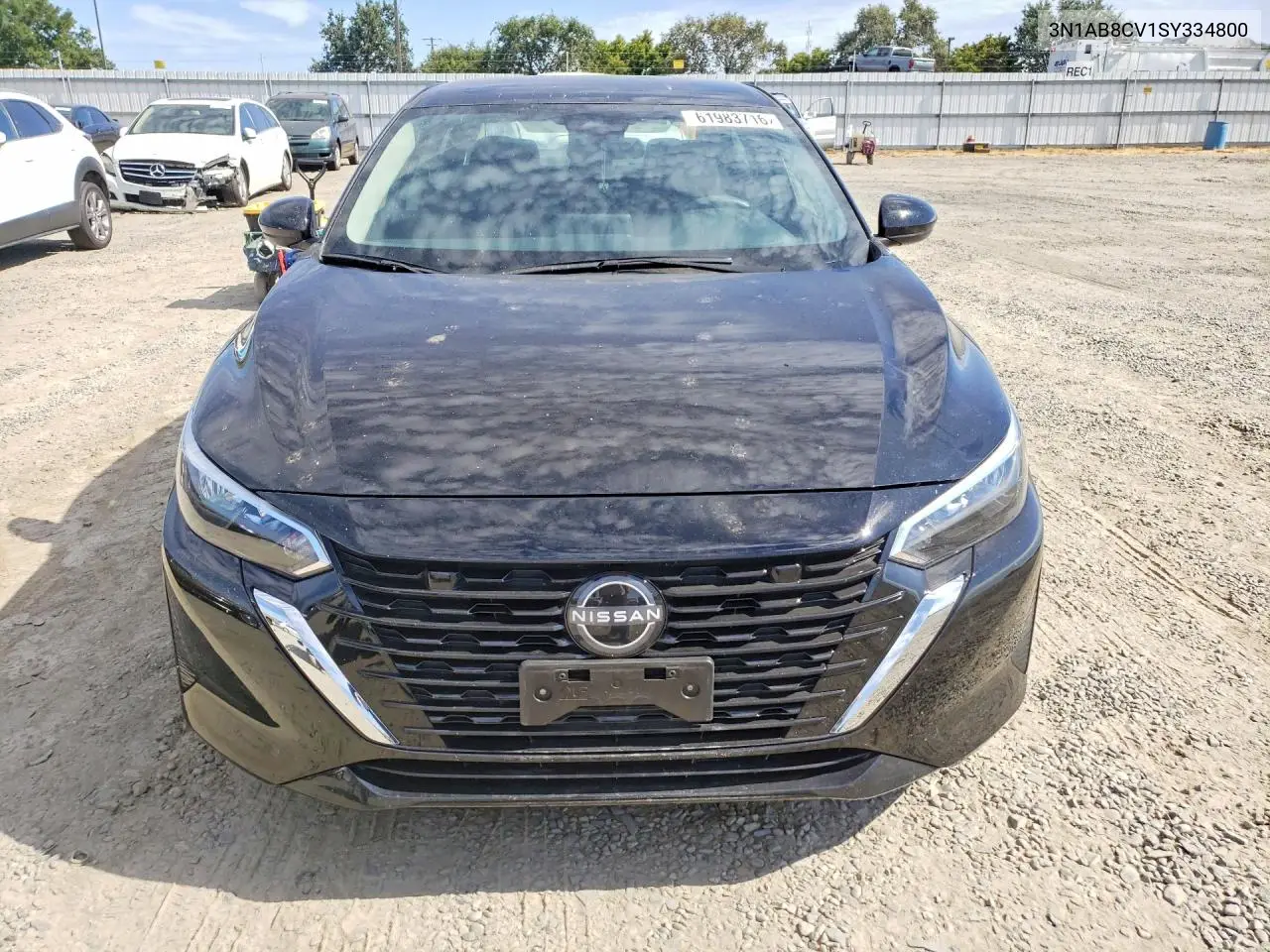 2025 Nissan Sentra Sv VIN: 3N1AB8CV1SY334800 Lot: 61983716