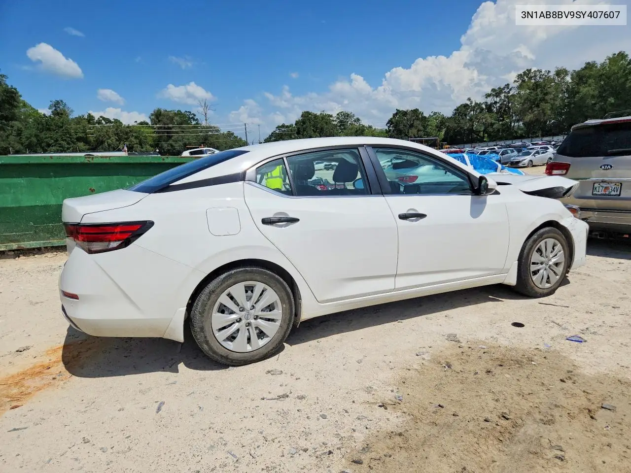 2025 Nissan Sentra S VIN: 3N1AB8BV9SY407607 Lot: 62080696