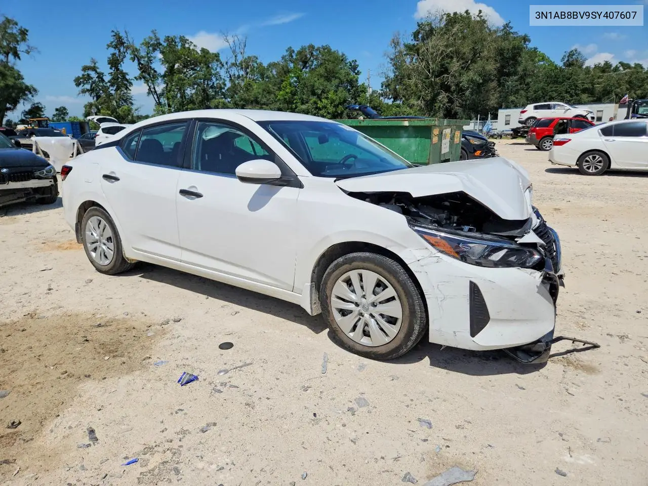 2025 Nissan Sentra S VIN: 3N1AB8BV9SY407607 Lot: 62080696