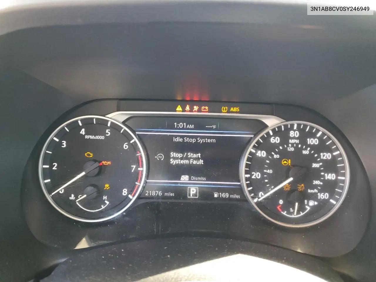3N1AB8CV0SY246949 2025 Nissan Sentra Sv