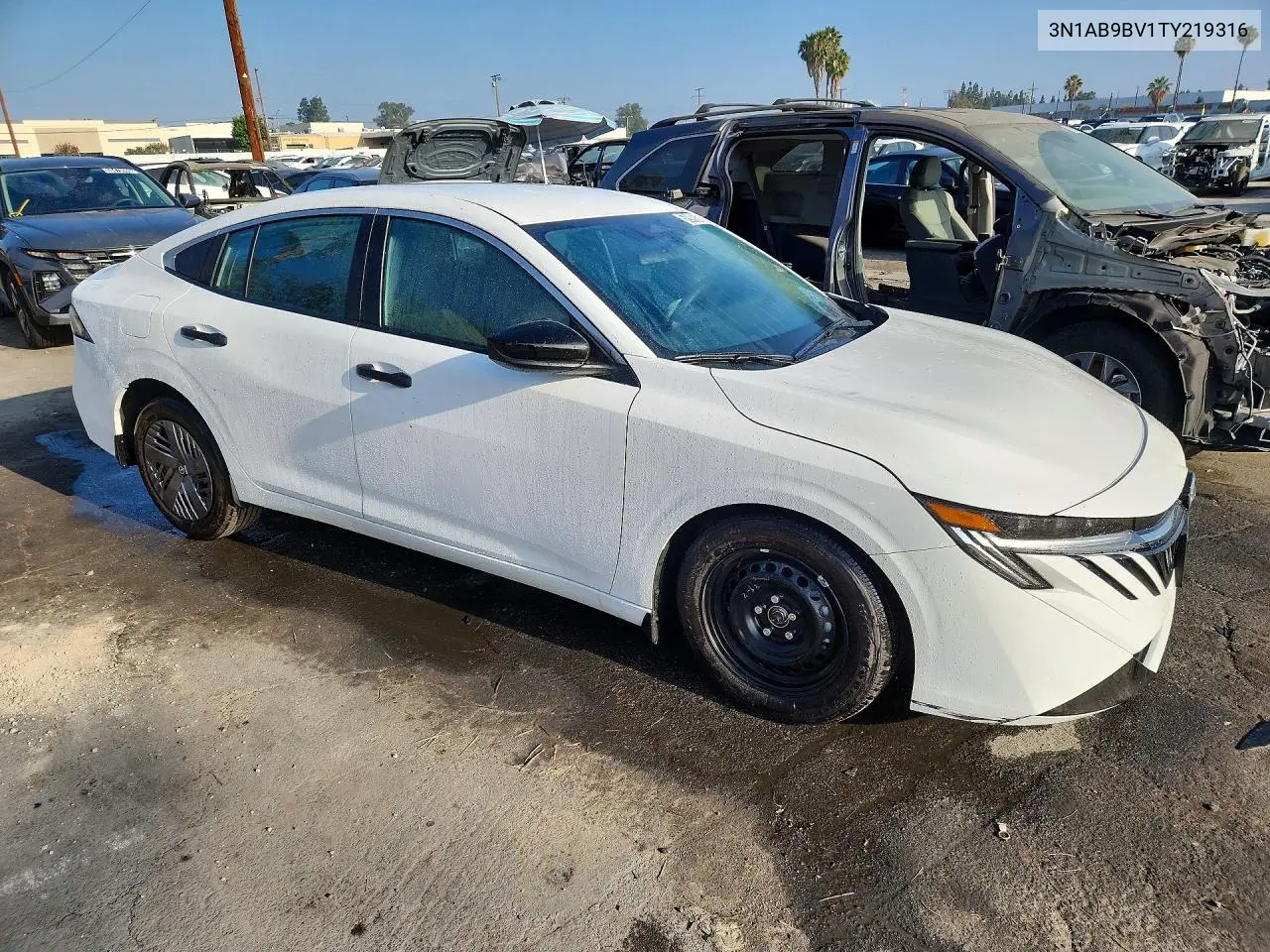 2026 Nissan Sentra S VIN: 3N1AB9BV1TY219316 Lot: 57949596