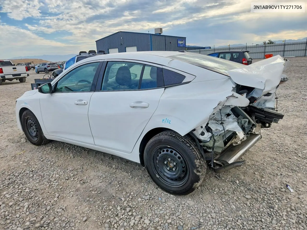 2026 Nissan Sentra Sv VIN: 3N1AB9CV1TY271706 Lot: 61028076