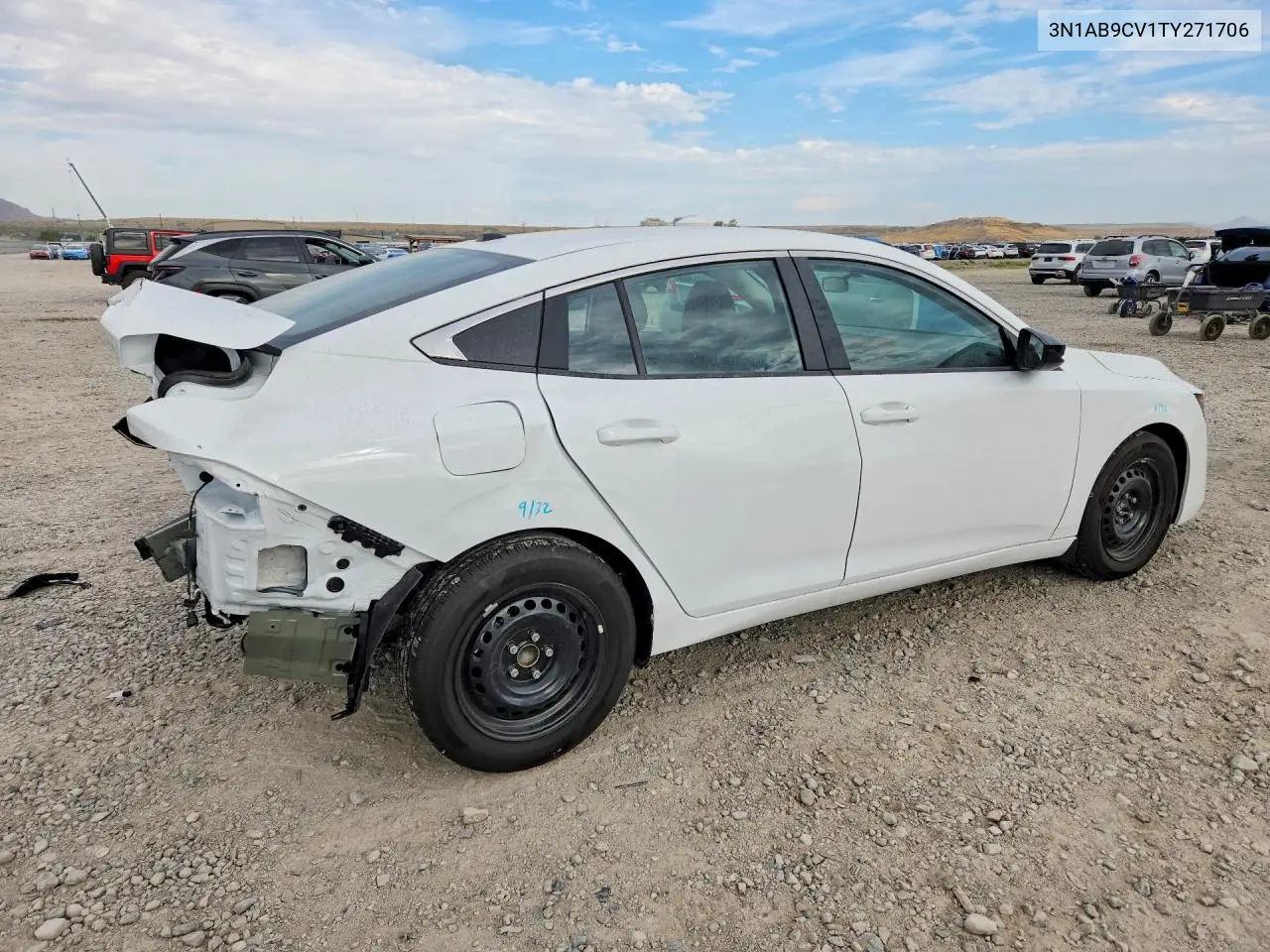 2026 Nissan Sentra Sv VIN: 3N1AB9CV1TY271706 Lot: 61028076