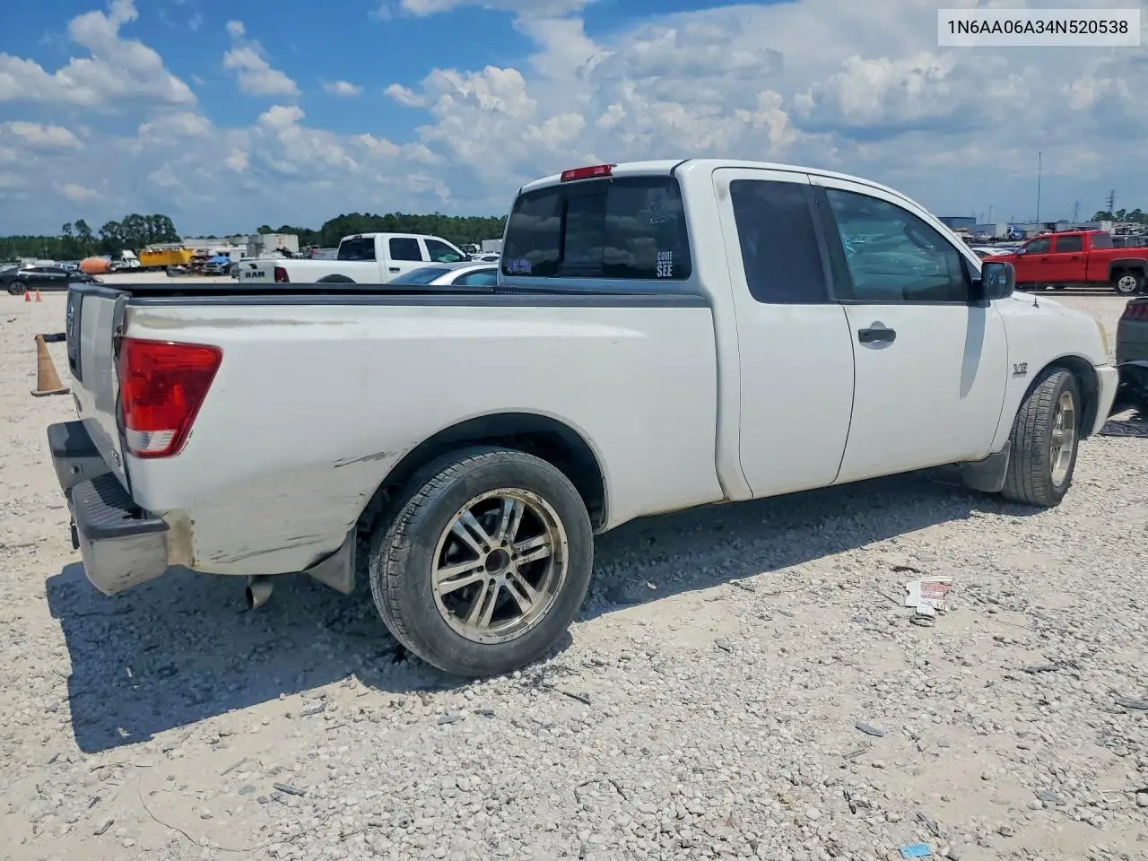 2004 Nissan Titan Xe/Se/Le VIN: 1N6AA06A34N520538 Lot: 59378786