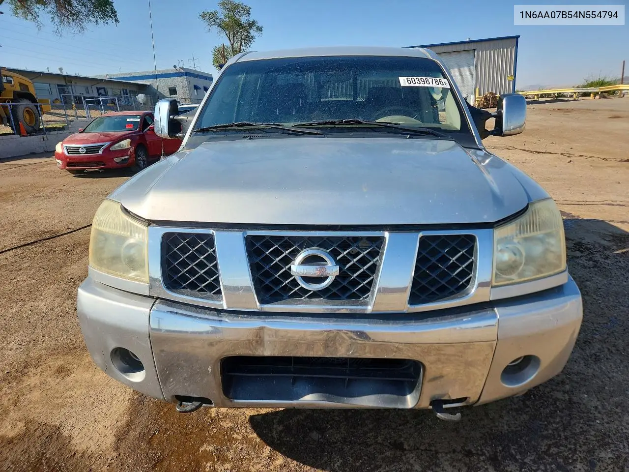 2004 Nissan Titan Xe/Se/Le VIN: 1N6AA07B54N554794 Lot: 60398786