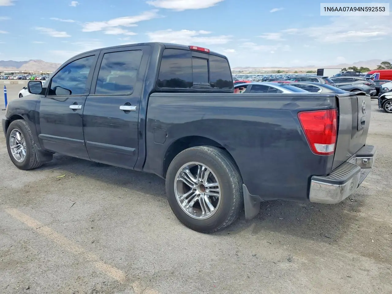 2004 Nissan Titan Xe/Se/Le VIN: 1N6AA07A94N592553 Lot: 60452656