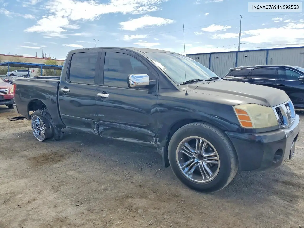 2004 Nissan Titan Xe/Se/Le VIN: 1N6AA07A94N592553 Lot: 60452656