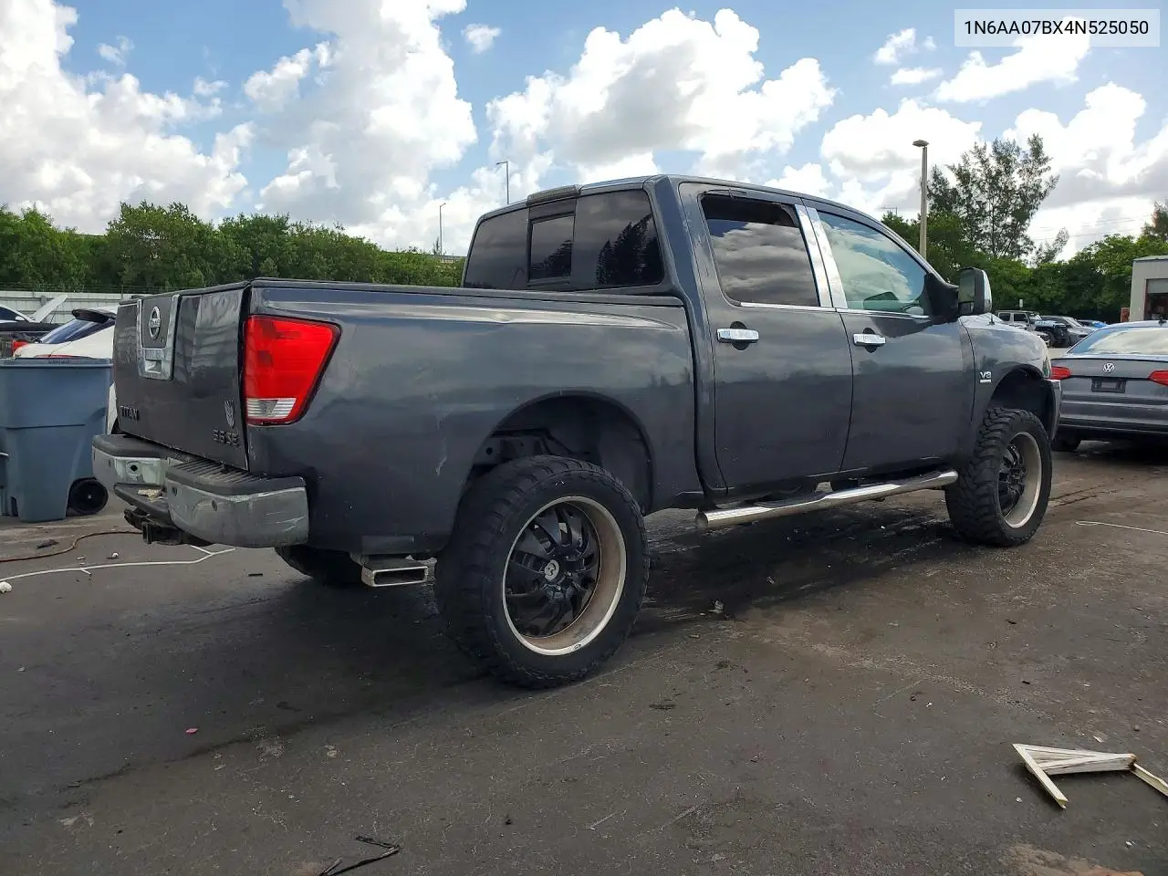 2004 Nissan Titan Xe VIN: 1N6AA07BX4N525050 Lot: 62126196