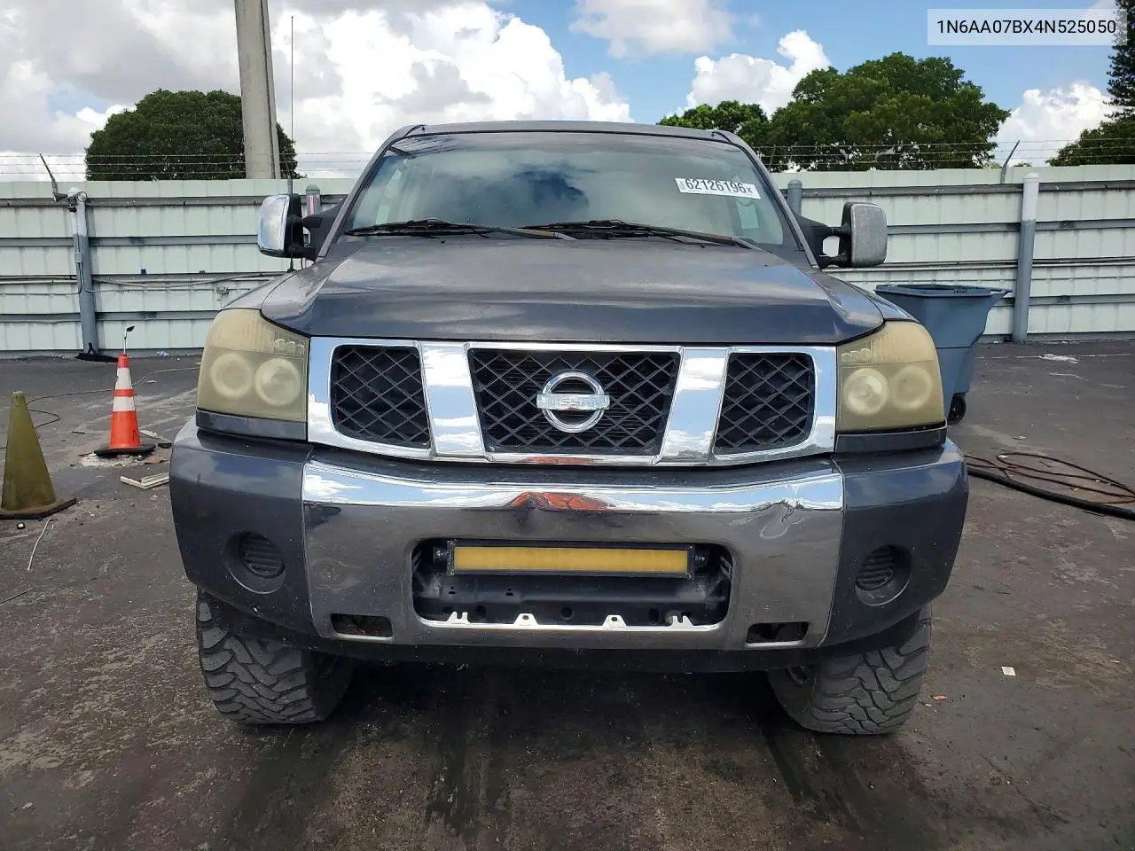 2004 Nissan Titan Xe VIN: 1N6AA07BX4N525050 Lot: 62126196