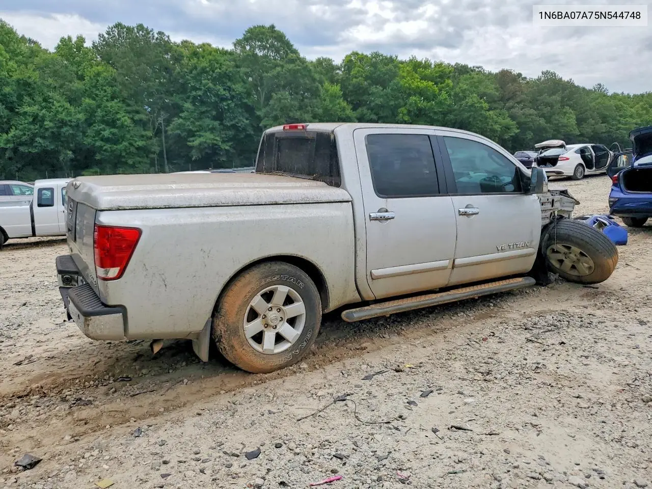 2005 Nissan Titan Xe VIN: 1N6BA07A75N544748 Lot: 57213756