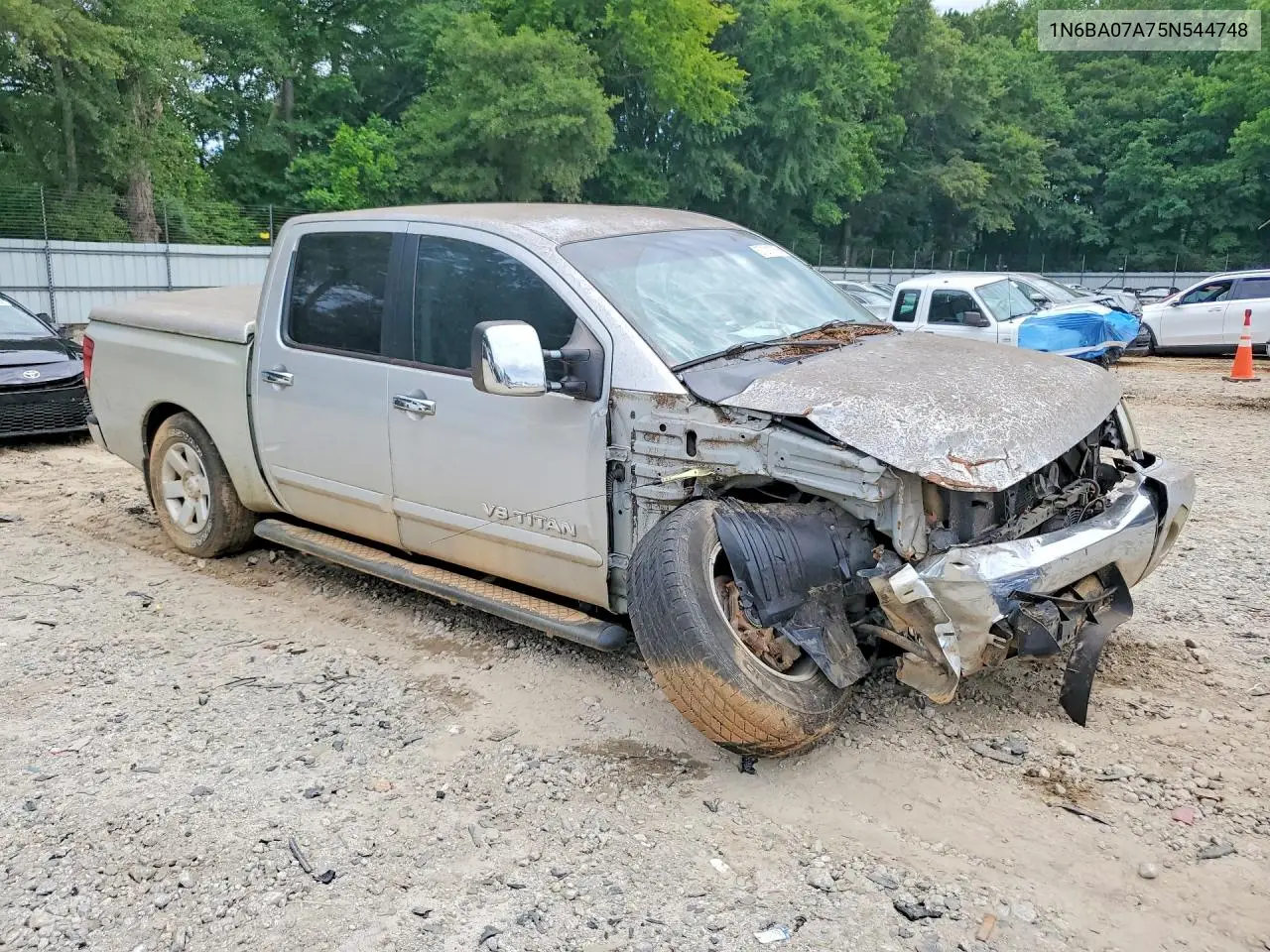 2005 Nissan Titan Xe VIN: 1N6BA07A75N544748 Lot: 57213756