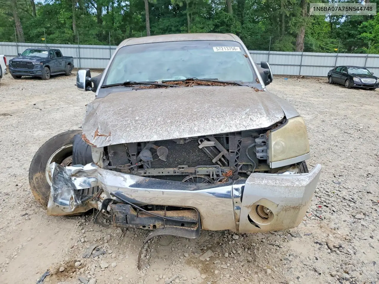 2005 Nissan Titan Xe VIN: 1N6BA07A75N544748 Lot: 57213756