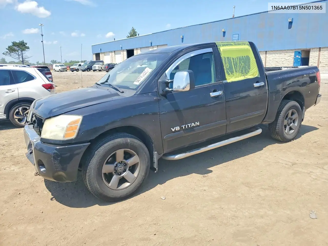 2005 Nissan Titan Xe VIN: 1N6AA07B15N501365 Lot: 58770326