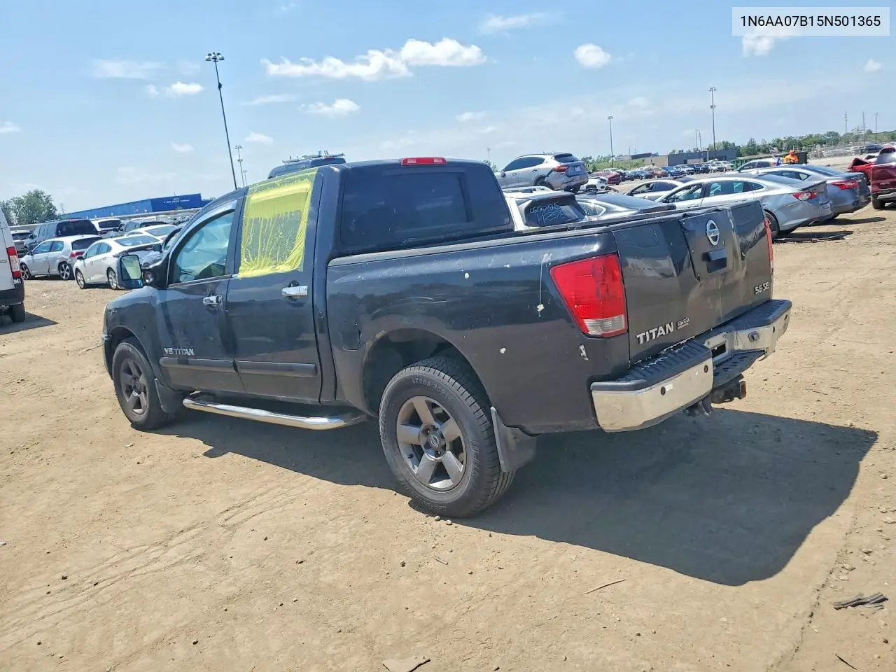 2005 Nissan Titan Xe VIN: 1N6AA07B15N501365 Lot: 58770326