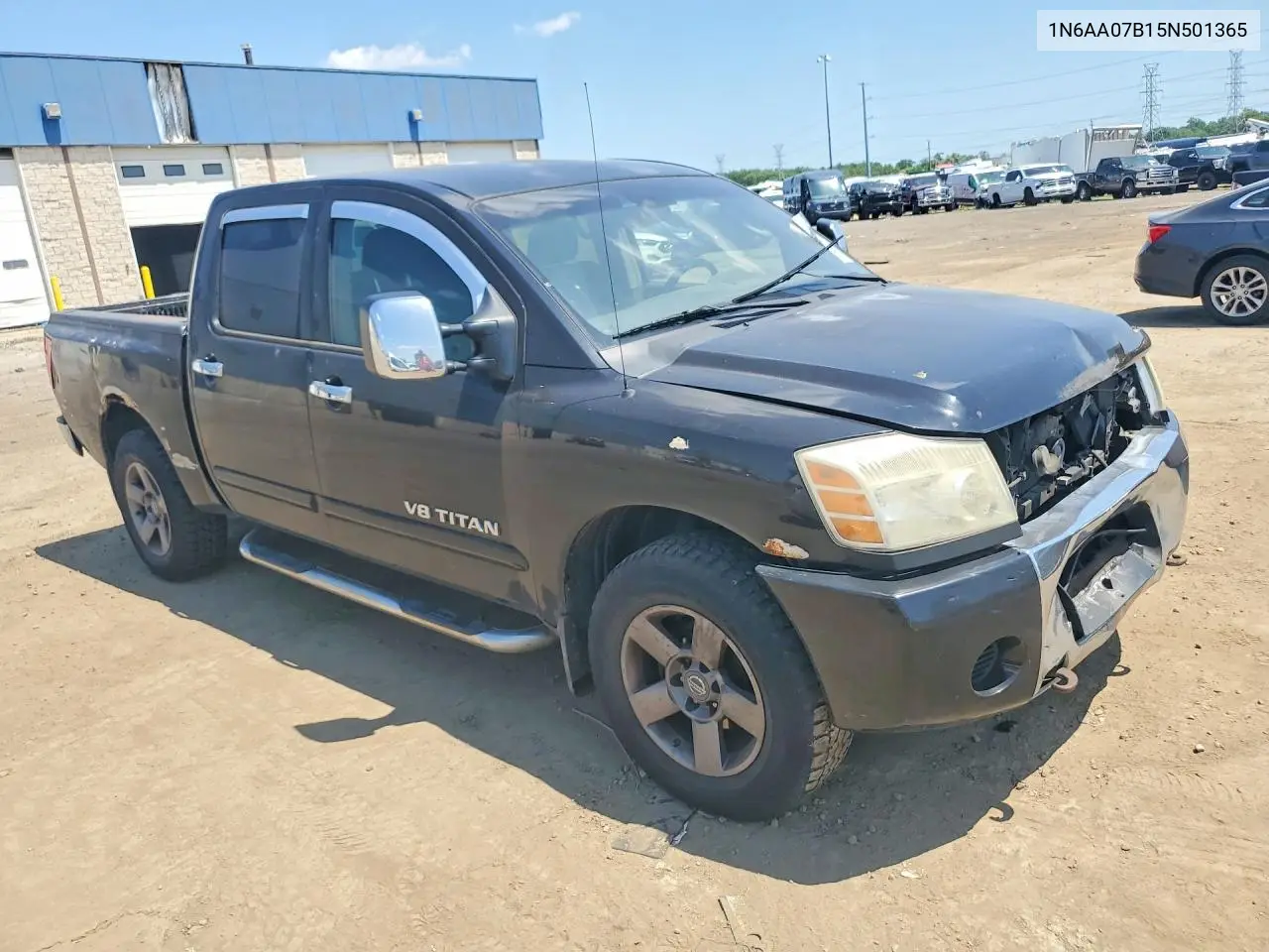 2005 Nissan Titan Xe VIN: 1N6AA07B15N501365 Lot: 58770326
