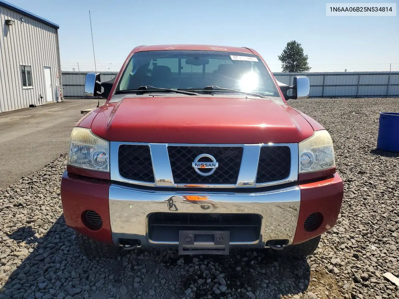 2005 Nissan Titan Xe VIN: 1N6AA06B25N534814 Lot: 60107366