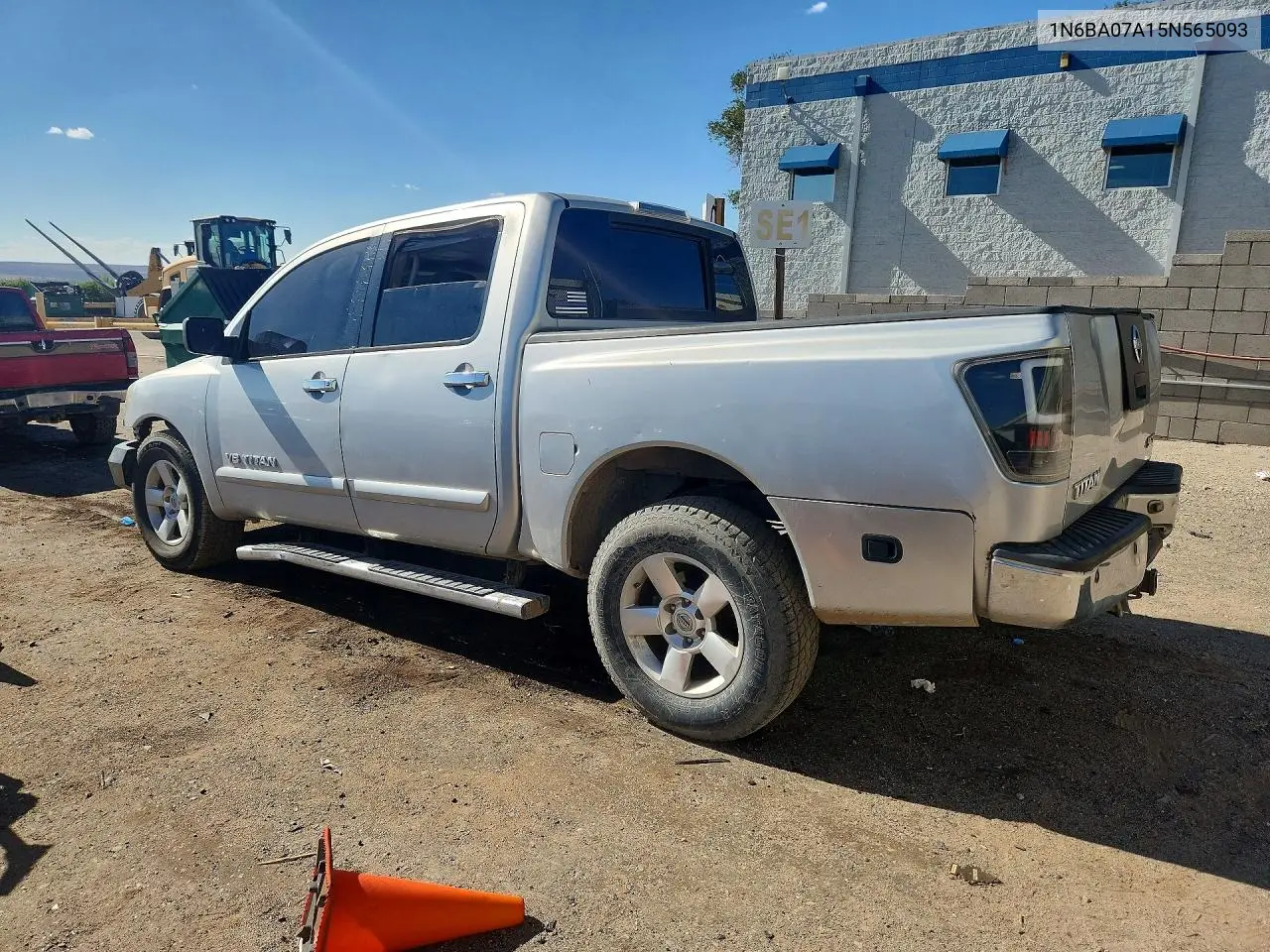 2005 Nissan Titan Xe VIN: 1N6BA07A15N565093 Lot: 60612096