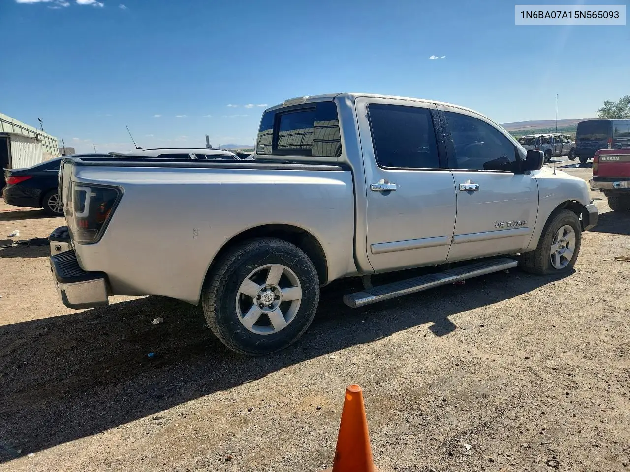 2005 Nissan Titan Xe VIN: 1N6BA07A15N565093 Lot: 60612096