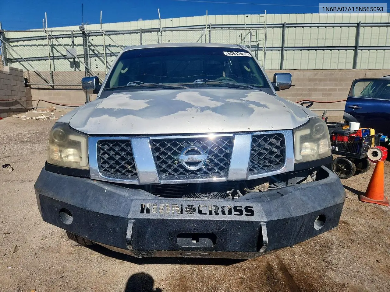 2005 Nissan Titan Xe VIN: 1N6BA07A15N565093 Lot: 60612096