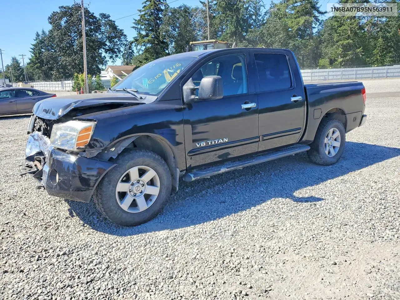 2005 Nissan Titan Xe VIN: 1N6BA07B95N563911 Lot: 61081116