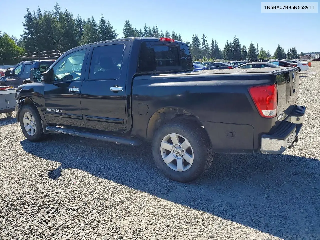 2005 Nissan Titan Xe VIN: 1N6BA07B95N563911 Lot: 61081116