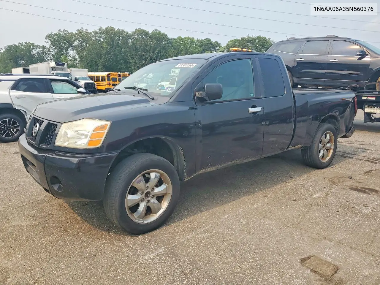 2005 Nissan Titan Xe VIN: 1N6AA06A35N560376 Lot: 61503266