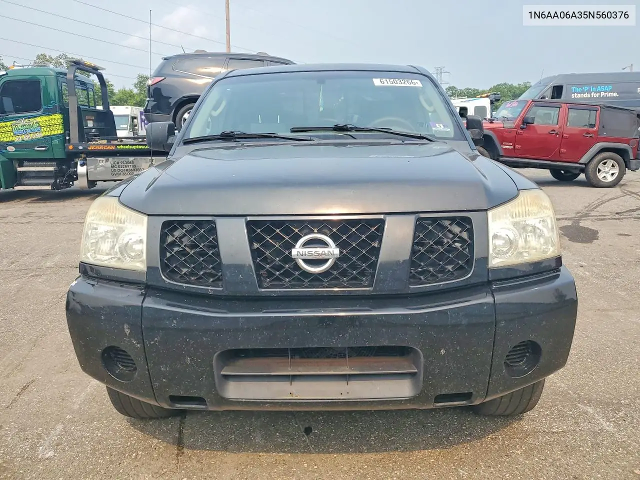 2005 Nissan Titan Xe VIN: 1N6AA06A35N560376 Lot: 61503266