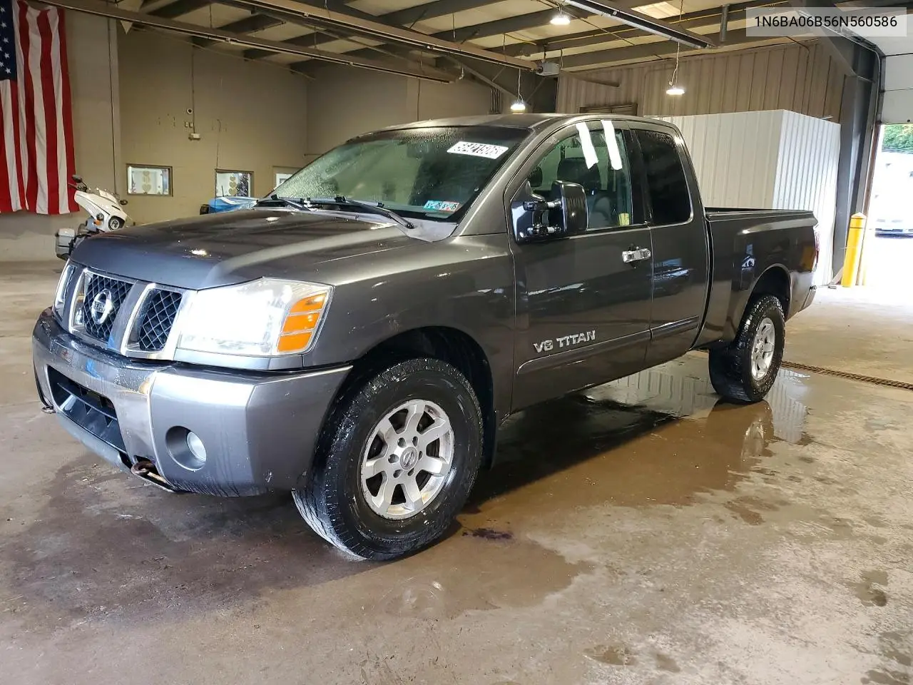 2006 Nissan Titan Xe/Se/Le VIN: 1N6BA06B56N560586 Lot: 56421506