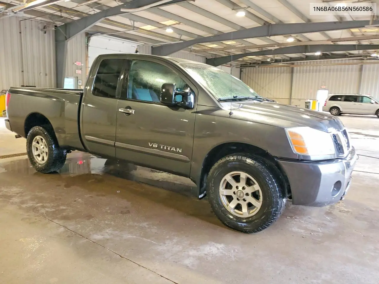 2006 Nissan Titan Xe/Se/Le VIN: 1N6BA06B56N560586 Lot: 56421506