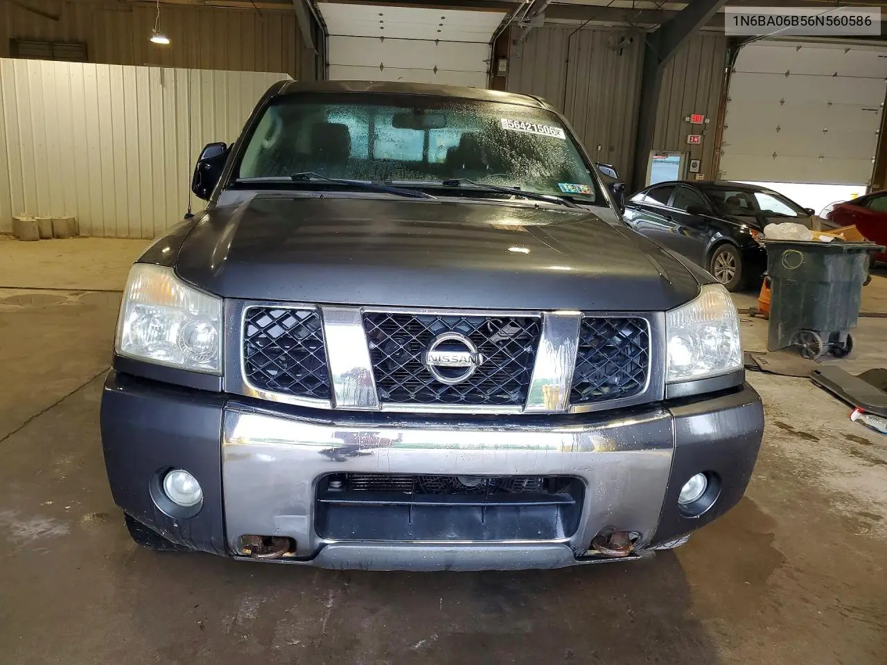 2006 Nissan Titan Xe/Se/Le VIN: 1N6BA06B56N560586 Lot: 56421506