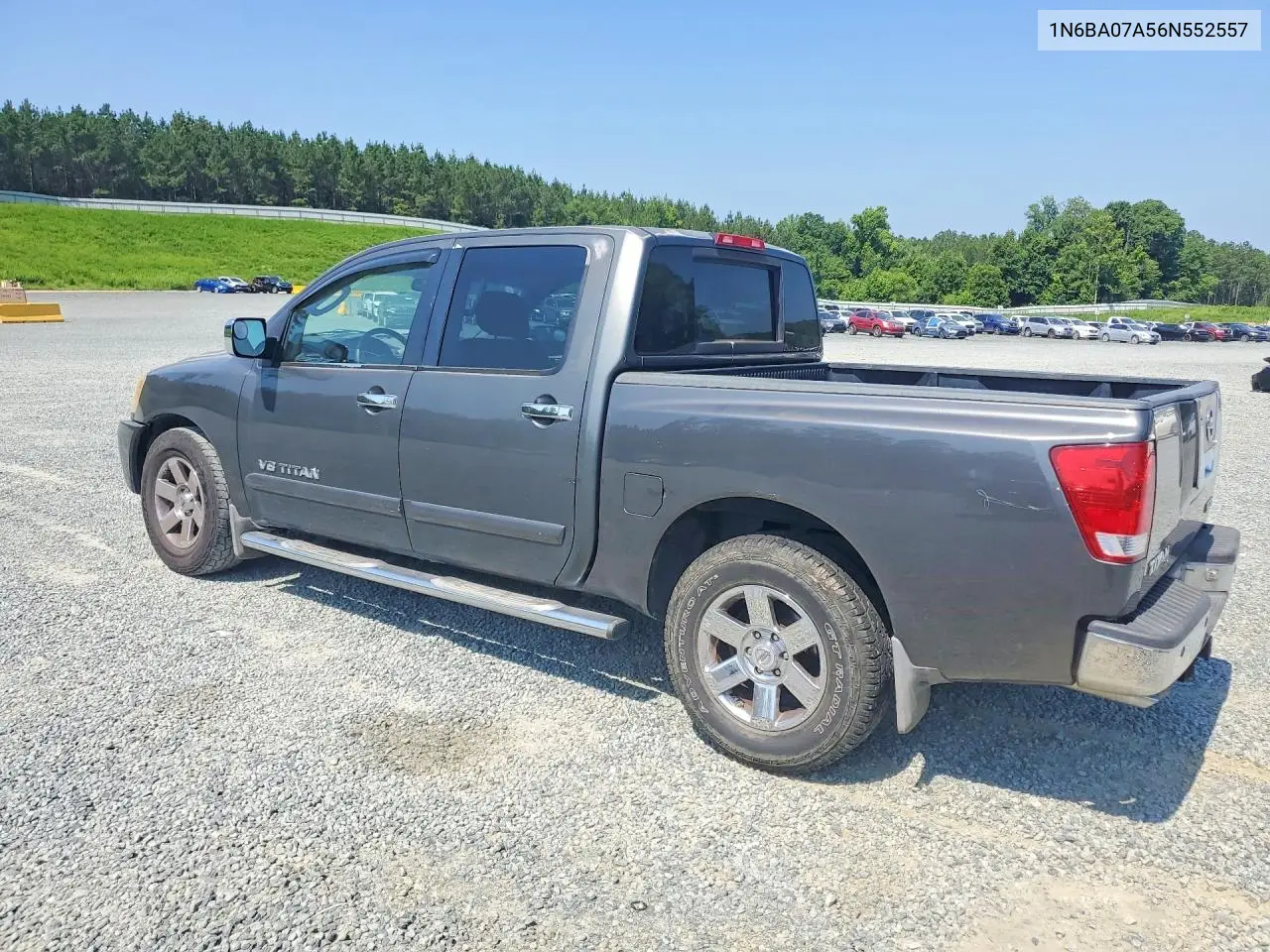 2006 Nissan Titan Xe Ffv VIN: 1N6BA07A56N552557 Lot: 59378896
