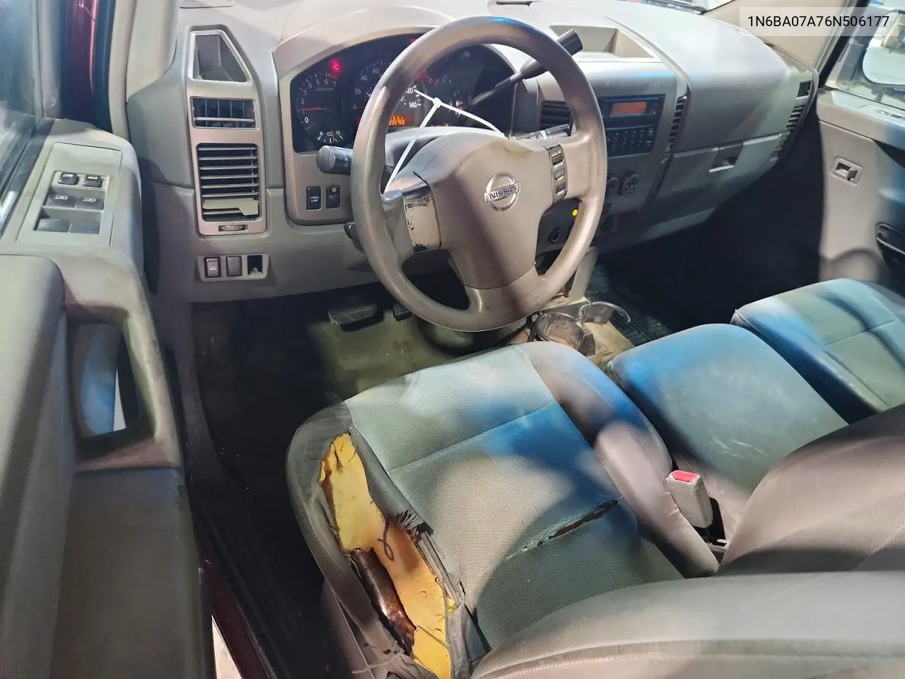 2006 Nissan Titan Xe Ffv VIN: 1N6BA07A76N506177 Lot: 59383016
