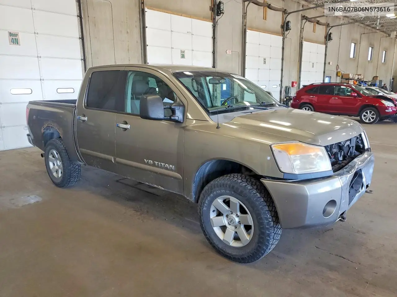 2006 Nissan Titan Xe Ffv VIN: 1N6BA07B06N573616 Lot: 59585626