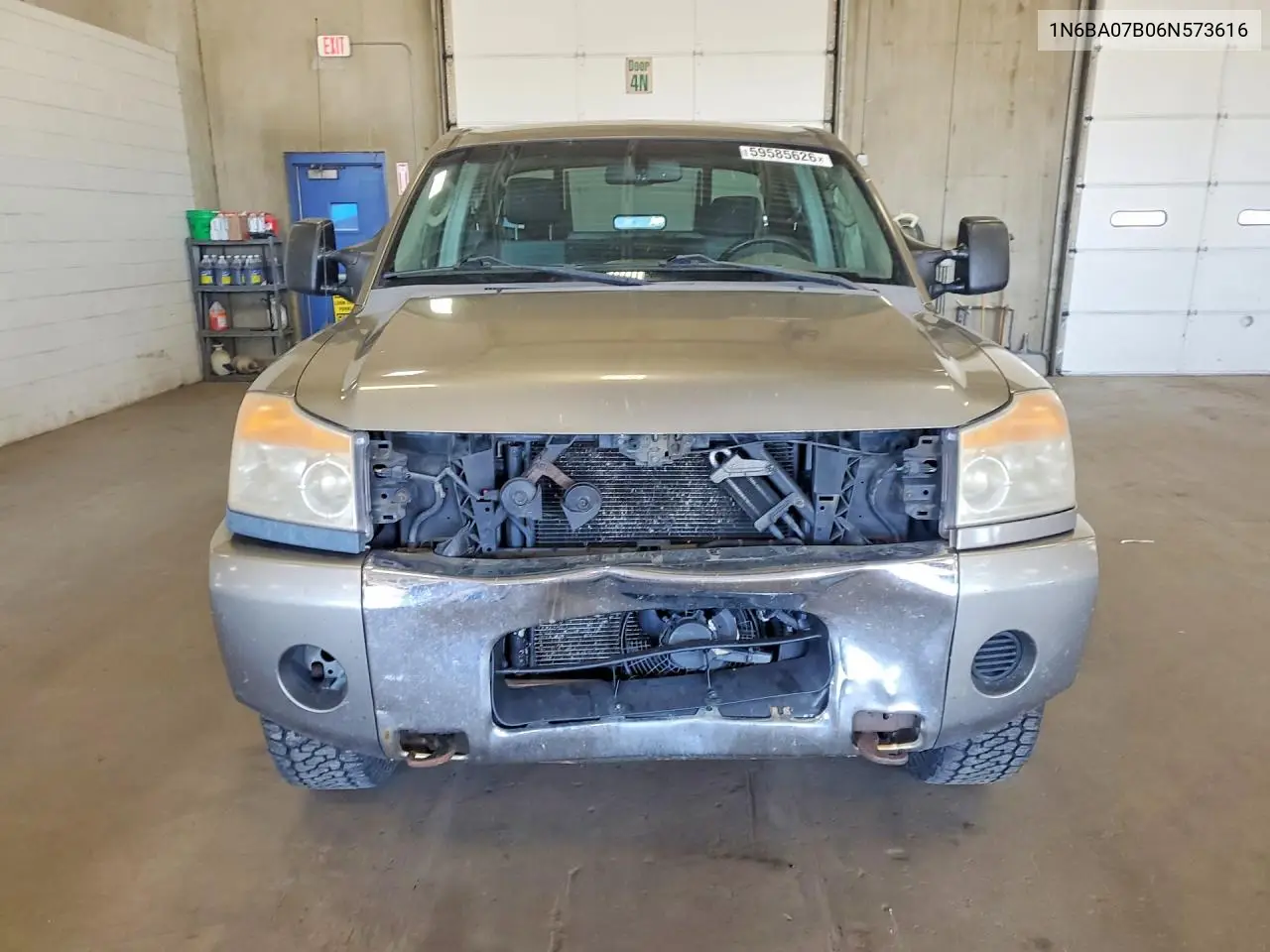 2006 Nissan Titan Xe Ffv VIN: 1N6BA07B06N573616 Lot: 59585626