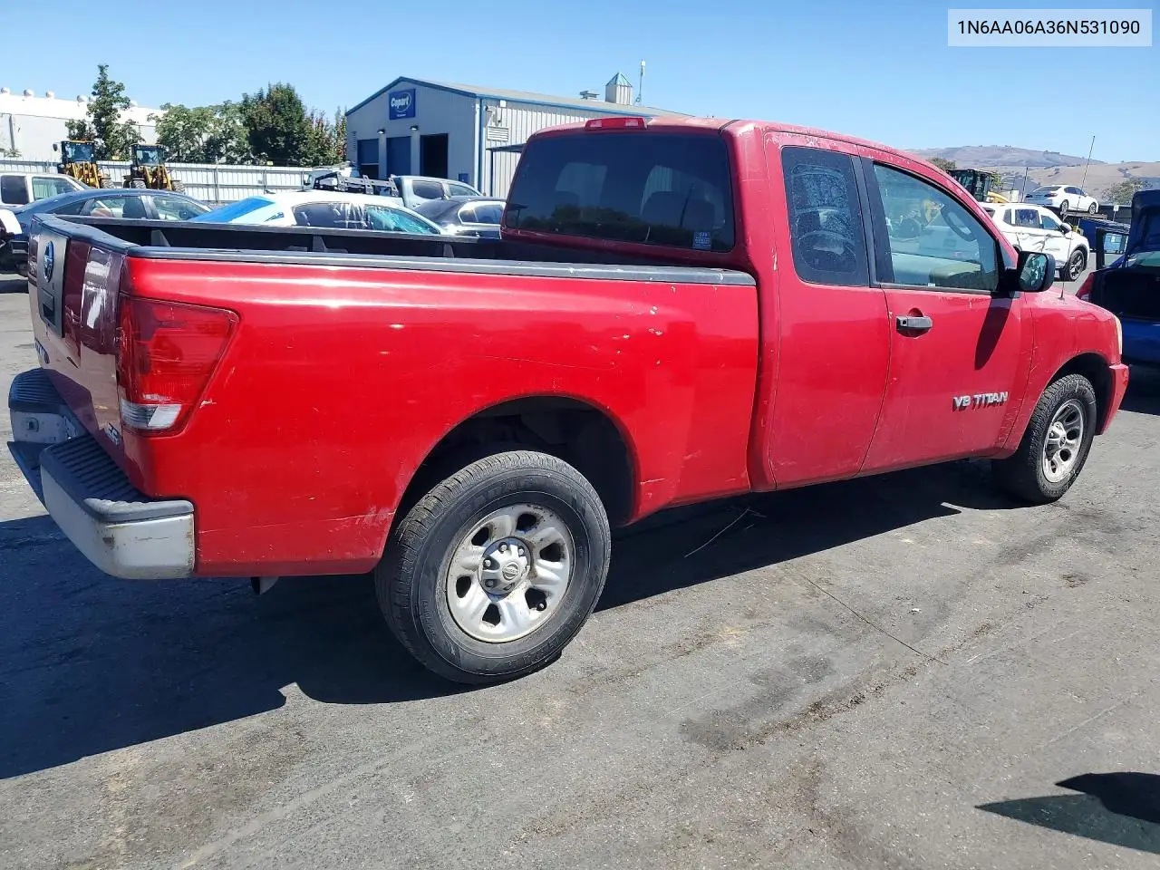 2006 Nissan Titan Xe VIN: 1N6AA06A36N531090 Lot: 59714436