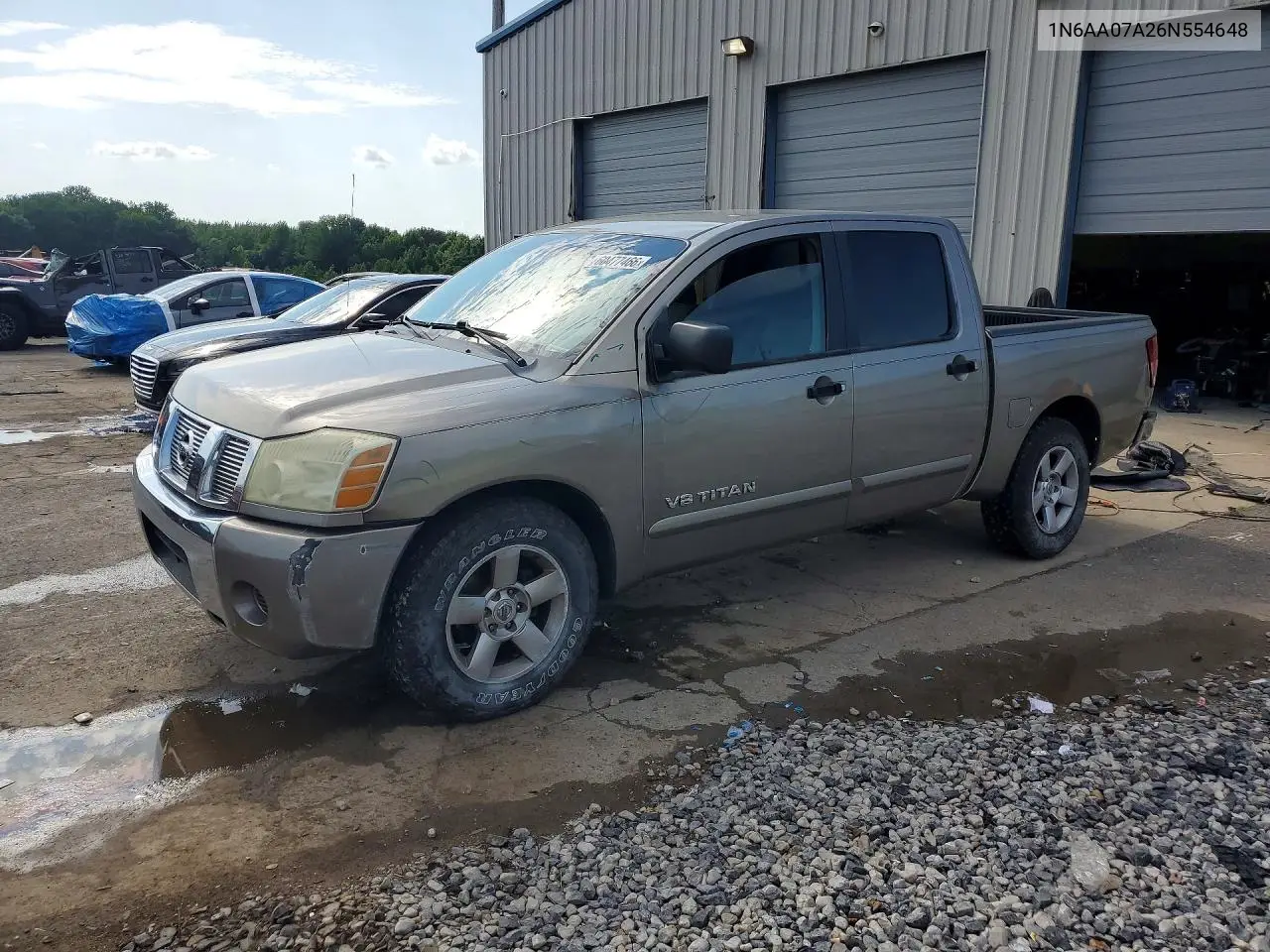 2006 Nissan Titan Xe VIN: 1N6AA07A26N554648 Lot: 60477466