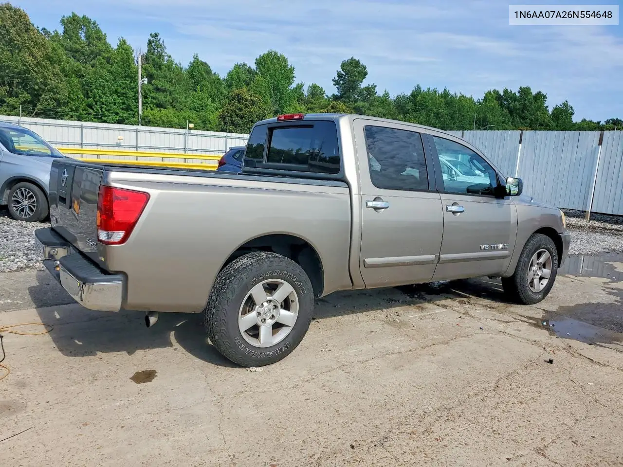 2006 Nissan Titan Xe VIN: 1N6AA07A26N554648 Lot: 60477466