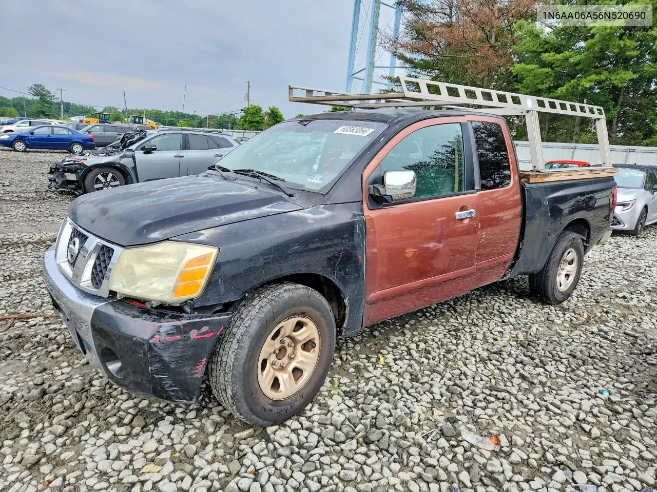 2006 Nissan Titan Xe VIN: 1N6AA06A56N520690 Lot: 60563056