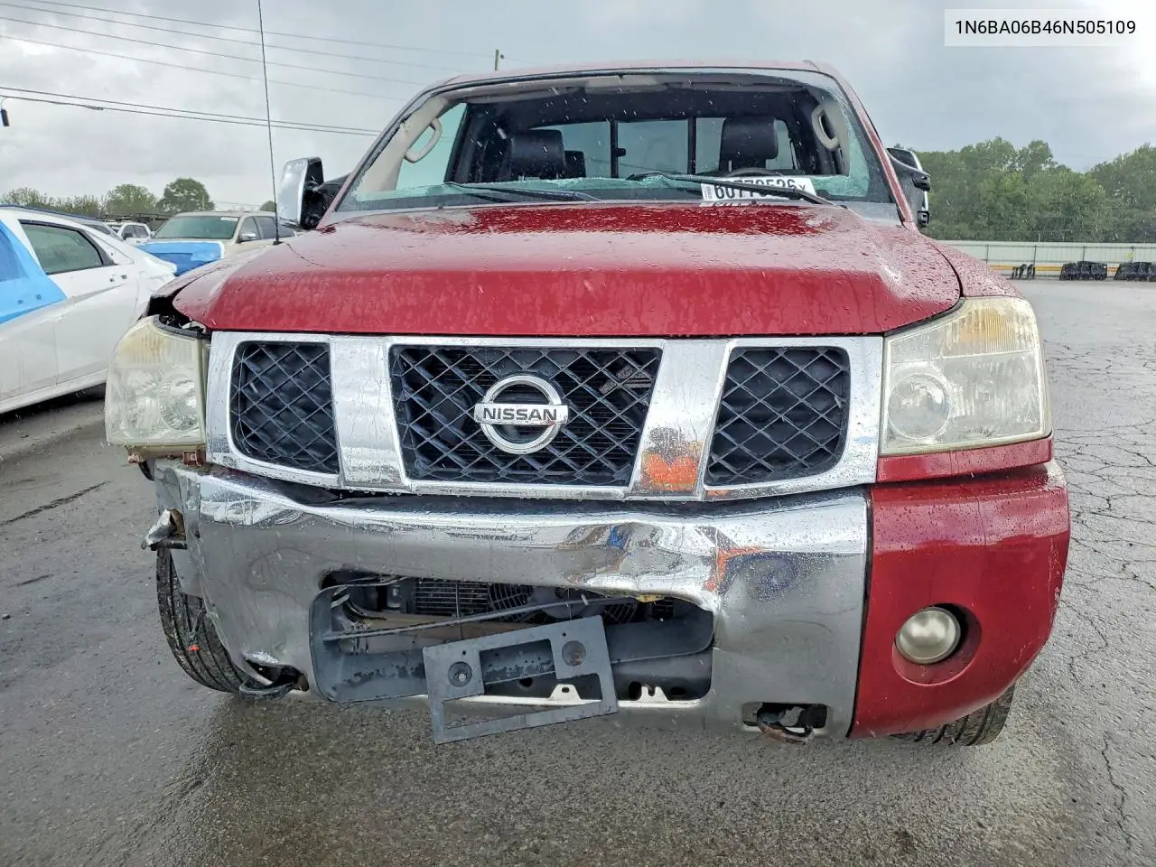 2006 Nissan Titan Xe Ffv VIN: 1N6BA06B46N505109 Lot: 60770526