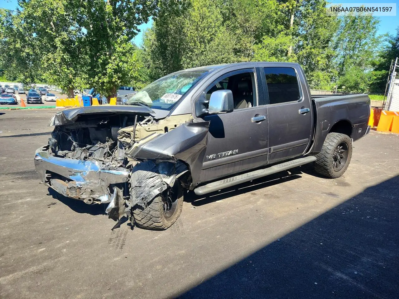 2006 Nissan Titan Xe/Se/Le VIN: 1N6AA07B06N541597 Lot: 60811676